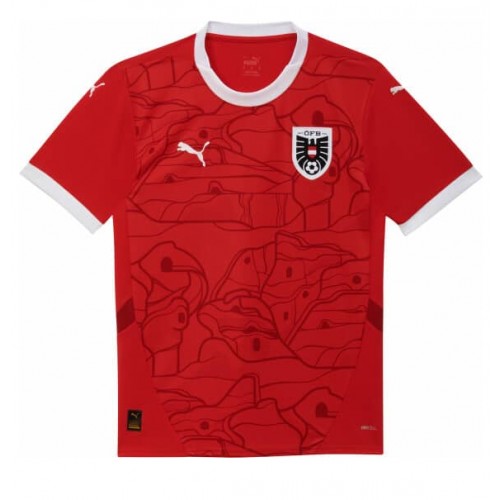 Echipament fotbal Austria Tricou Acasa European 2024 maneca scurta Echipament fotbal Austria Tricou Acasa European 2024 maneca scurta